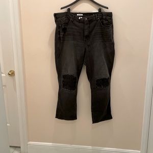 PLUS  Size NWT GOOD AMERICAN CURVE SZ 22 BLACK JEANS